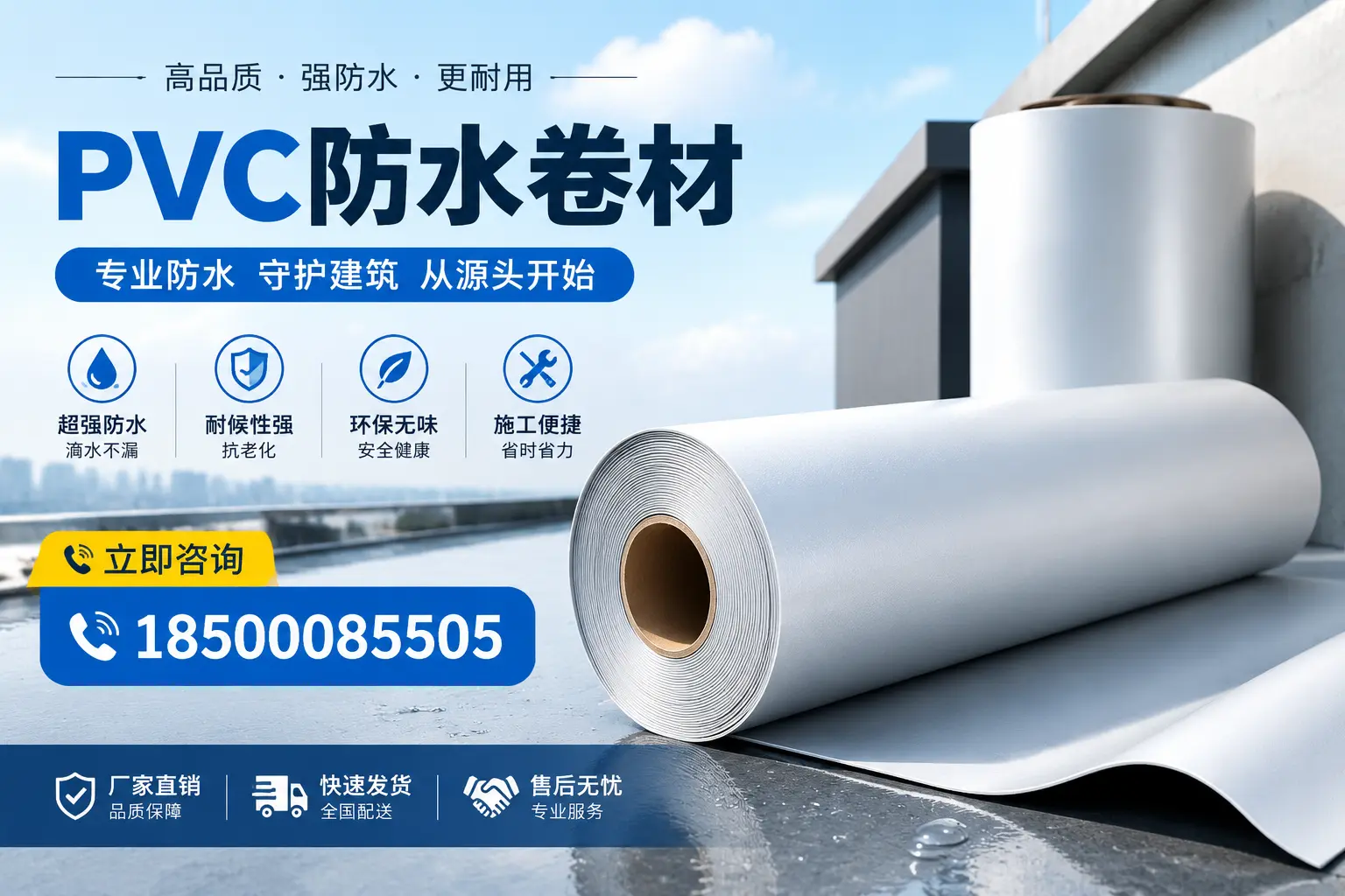 如何评估PVC防水卷材的性价比?潜江消费者必看